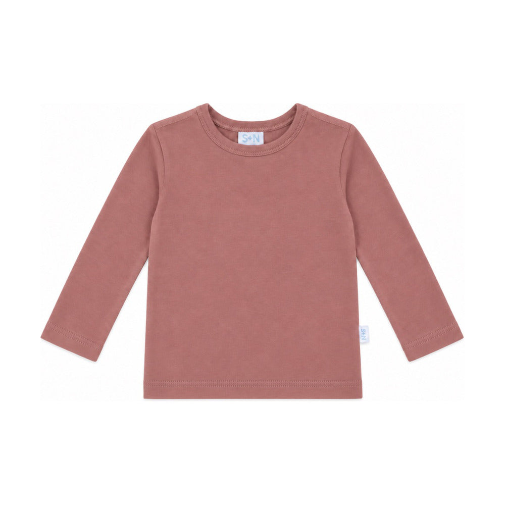 Baby Basic Long Sleeve Tee in Pink