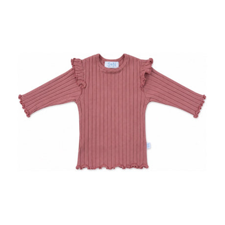 Baby Ruby Ruffle Top in Blush Pink