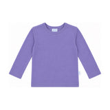 Girls Basic Long Sleeve Tee in Lavender