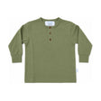 Kids Classic Henley Long Sleeve Tee in Sage