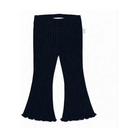 Baby Ruby Ruffle Flared Pant in Navy