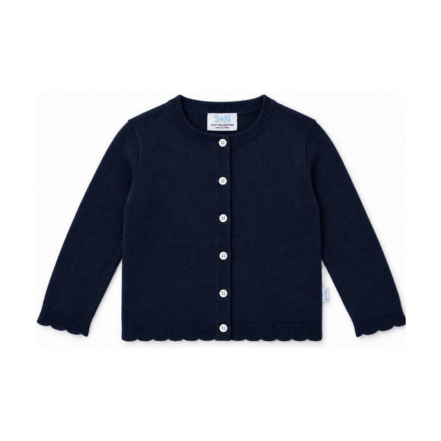 Kids Lucy Cardigan in Navy