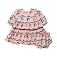 Baby Maribelle Dress Set - Santa Garland