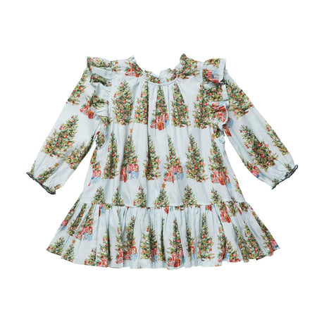 Harper Dress - Trees and Presents