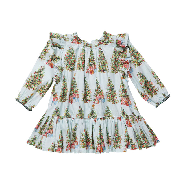 Harper Dress - Trees and Presents