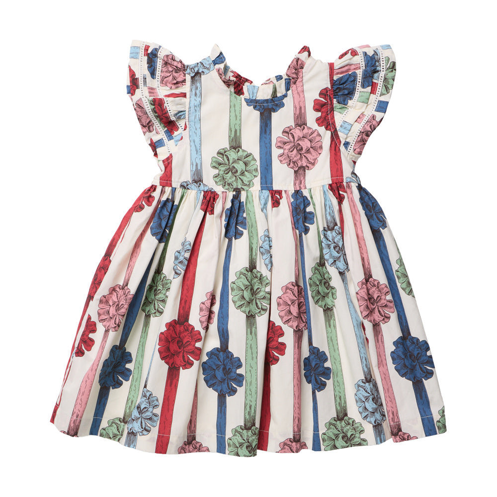 Jennifer Double Ruffle Dress - Present Bows