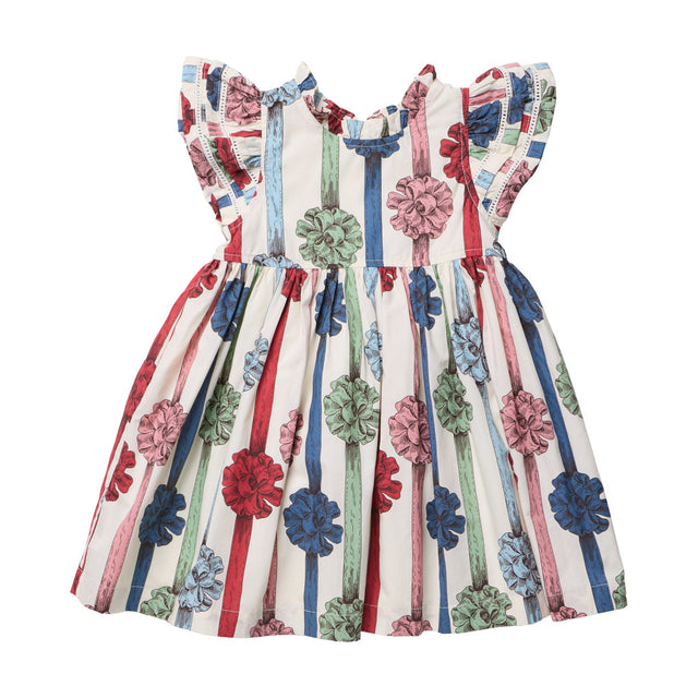 Jennifer Double Ruffle Dress - Present Bows