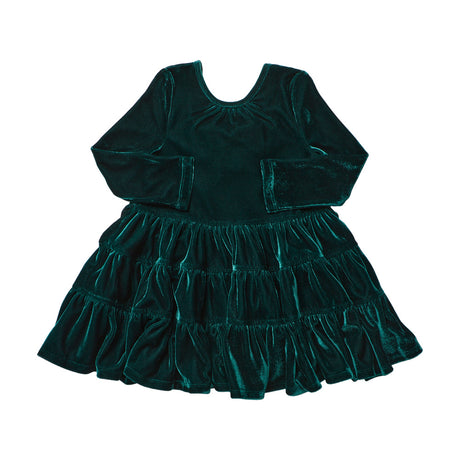Pearl Dress - Evergreen Velour