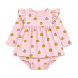 Baby Classic Ruffle Dress in Petite Pumpkin Toss
