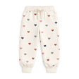Baby Crew French Terry Jogger in Heirloom Hearts