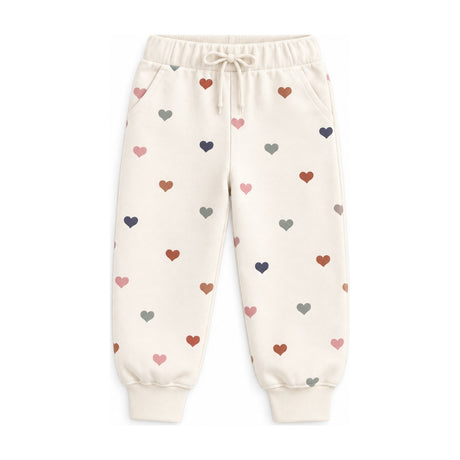 Baby Crew French Terry Jogger in Heirloom Hearts
