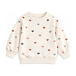 Baby Crew French Terry Sweatshirt in Heirloom Hearts