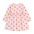 Kids Classic Long Sleeve Dress in Petite Pumpkin Toss