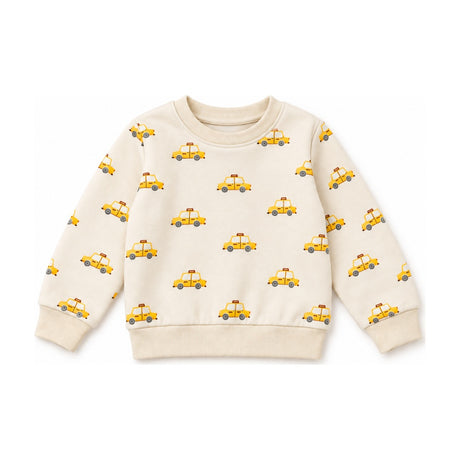 Kids Crew French Terry Sweatshirt in Taxi Around