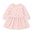 Kids Faye French Terry Dress in Blush Confetti