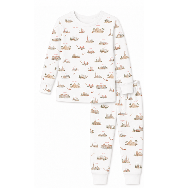 Santa's Christmas Journey Pajama Set