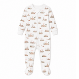 Santa's Christmas Journey Zipper Romper