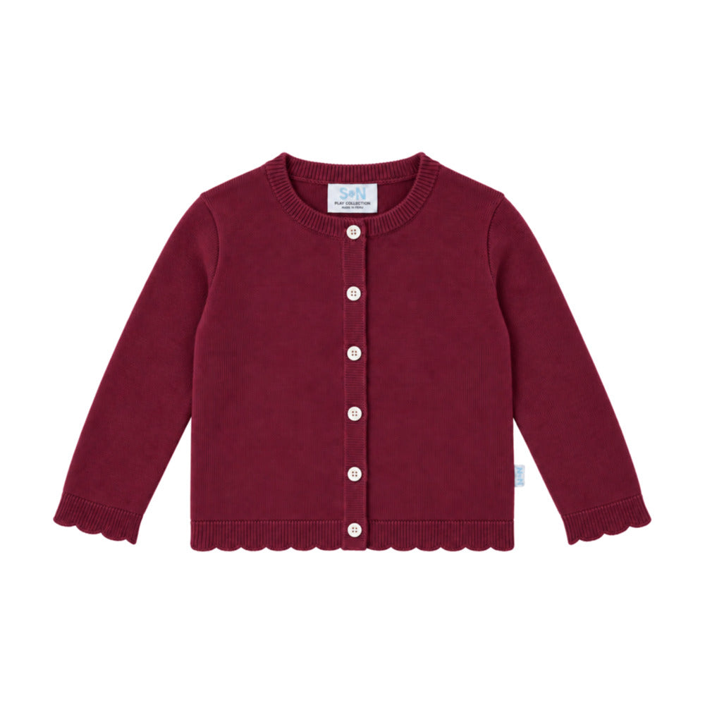 Baby Lucy Cardigan in Mauve - Sammy + Nat - Sammy+Nat store