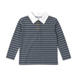 Kids Graig Classic Polo Shirt in Navy Stripe - Sammy + Nat - Sammy+Nat store