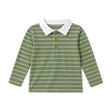 Kids Graig Classic Polo Shirt in Sage Stripe - Sammy + Nat - Sammy+Nat store