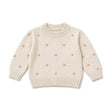 Kids Penny Dot Sweater in Blush - Sammy + Nat - Sammy+Nat store