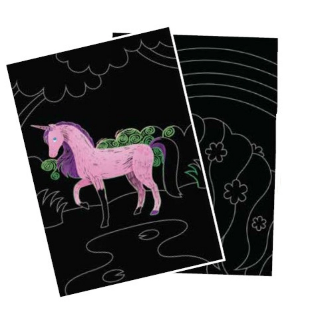 Scratch & Scribble - Magical Unicorns inside