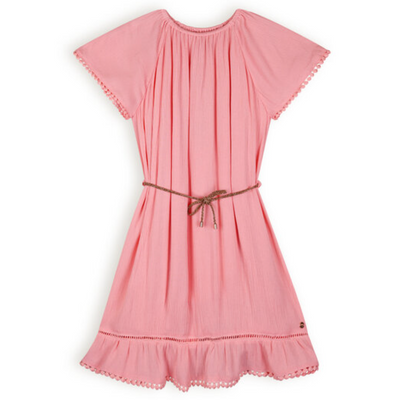 Mill Alijn Crinkle Dress in Strawberry Pink
