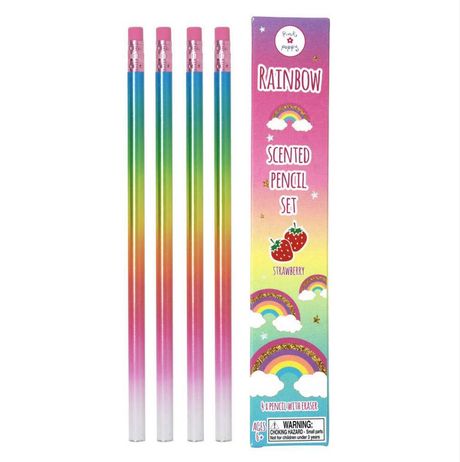 Rainbow Scented Pencils - 4 Pack