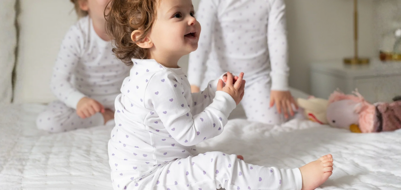 kids in their S+N pajamas