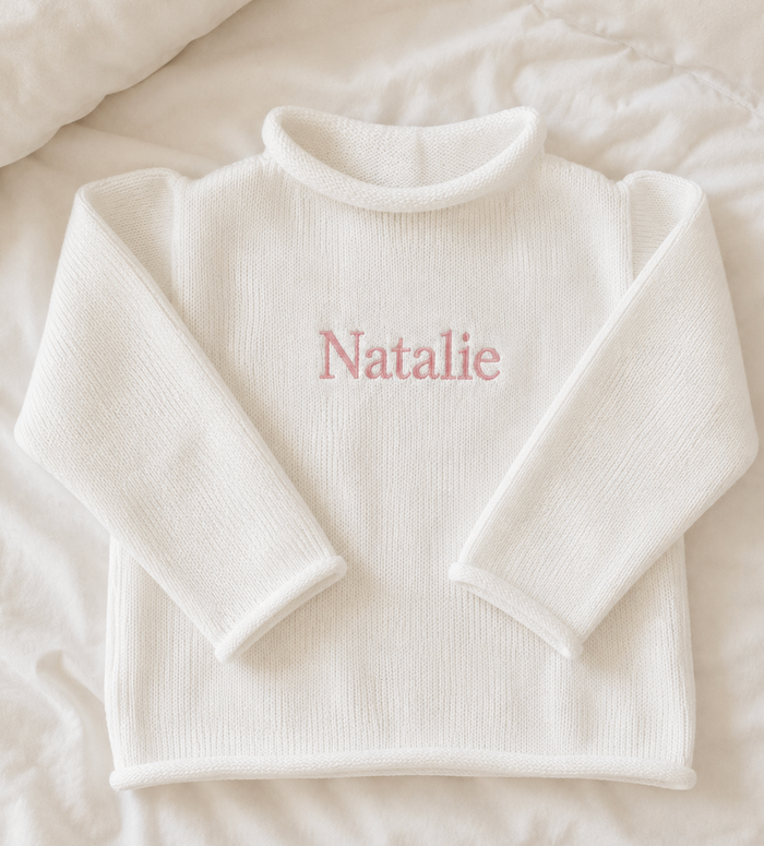 Personalized rollneck sweater