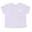 Sun Daze Short Sleeve Boxy Tee in Mineral Lilac front