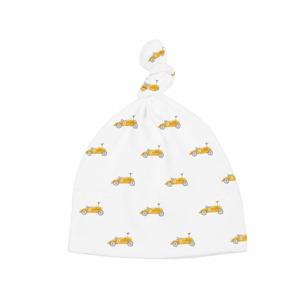 Sunny Racer Top-Knot Receiving Hat