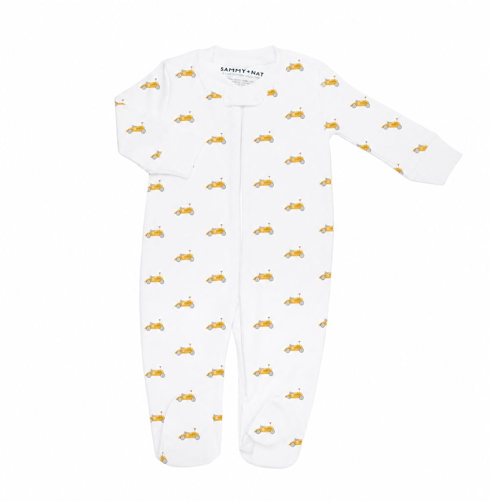 Sunny Racer Zipper Romper