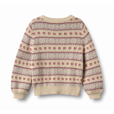 Vikki Jacquard Cardigan in Off White
