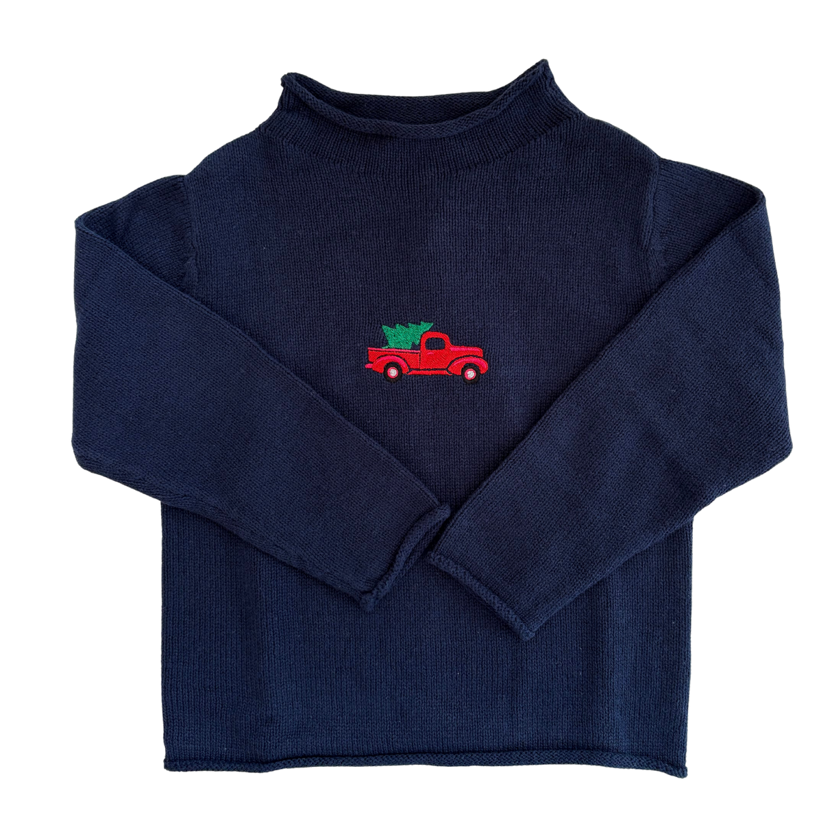Wagoneer Rollneck Sweater in Navy