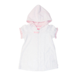 White Terry Full-Zip Cover Up