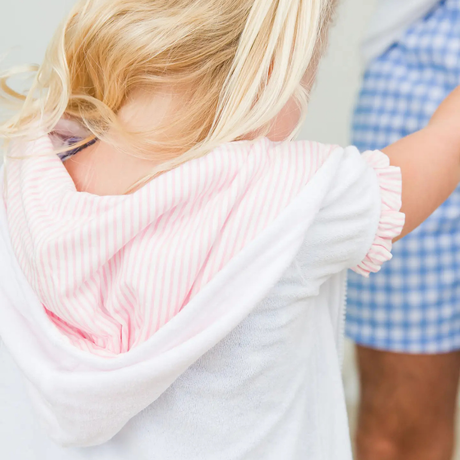 White Terry Full-Zip Cover Up