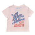 Willie Nelson Austin Fitted Tee in Preppy Pink