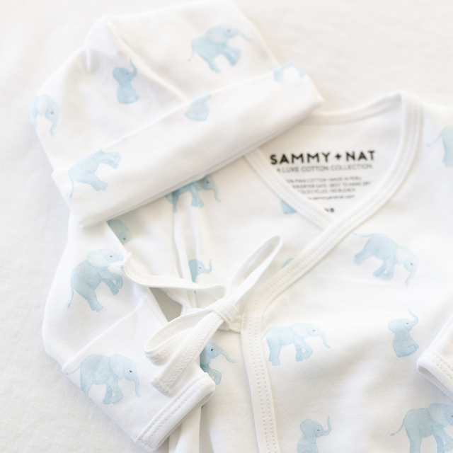 Tiny Elephant Take Me Home Set in Blue details 1