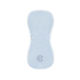 Popcorn Baby Burp Cloth in Light Blue