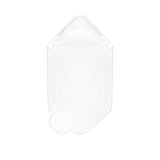 Terry/Picot Baby Towel + Wash Set in Light Blue