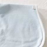 Popcorn Baby Burp Cloth in Light Blue