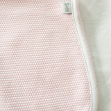 Popcorn Baby Burp Cloth in Light Pink