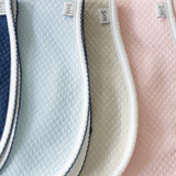 Diamond Baby Burp Cloth in Pink/Rosewood