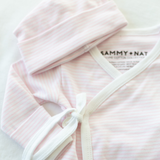 Classic Stripe Take Me Home Set in Pink details 1