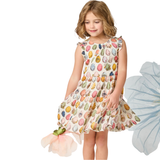 Eloise Ruffle Dress - Multi Eggs