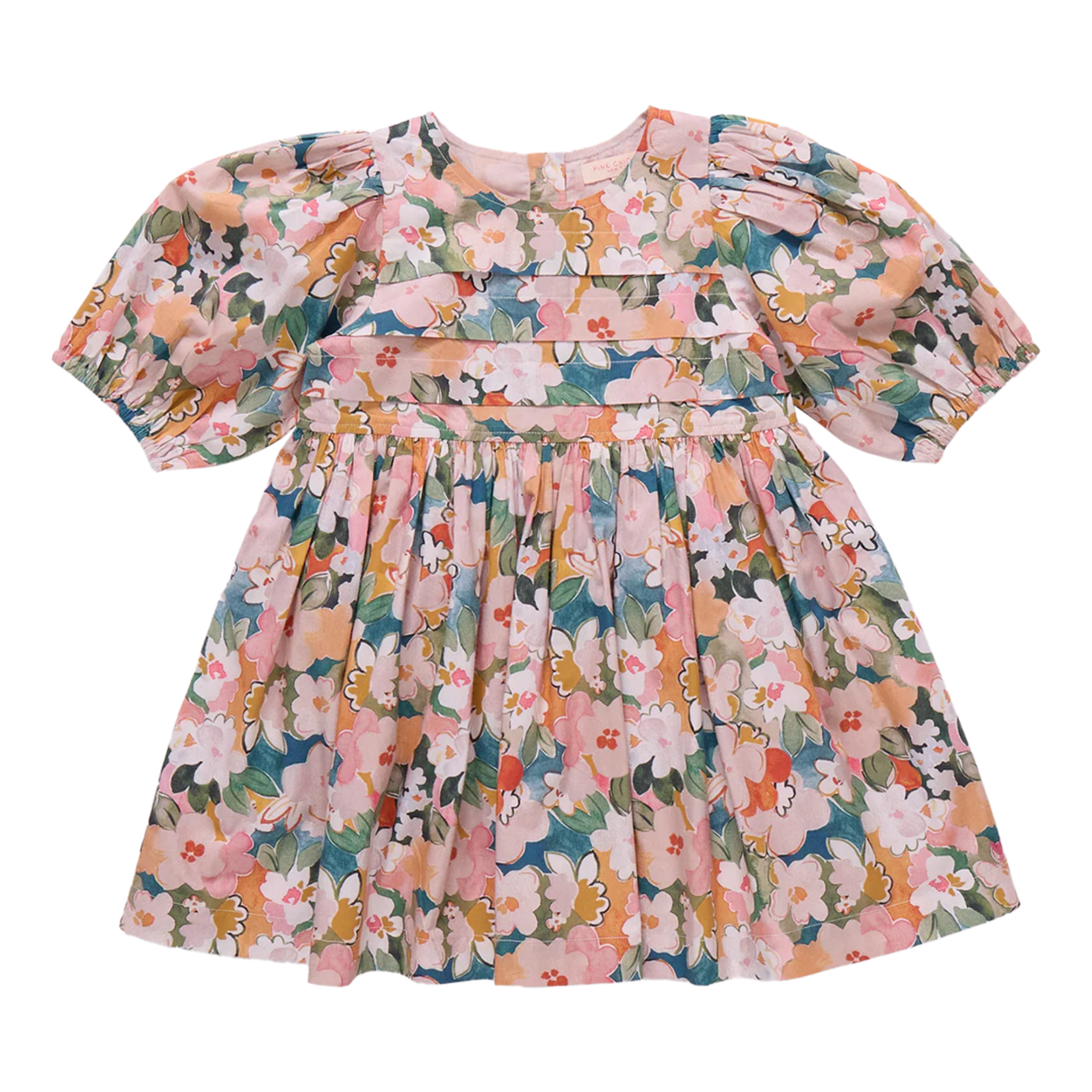Evelyn Dress - Watercolor Floral