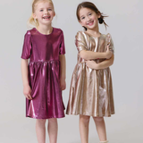 Lame Steph Dress - Pink