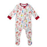 Double Zip Footed One-Piece - Montauk Sea