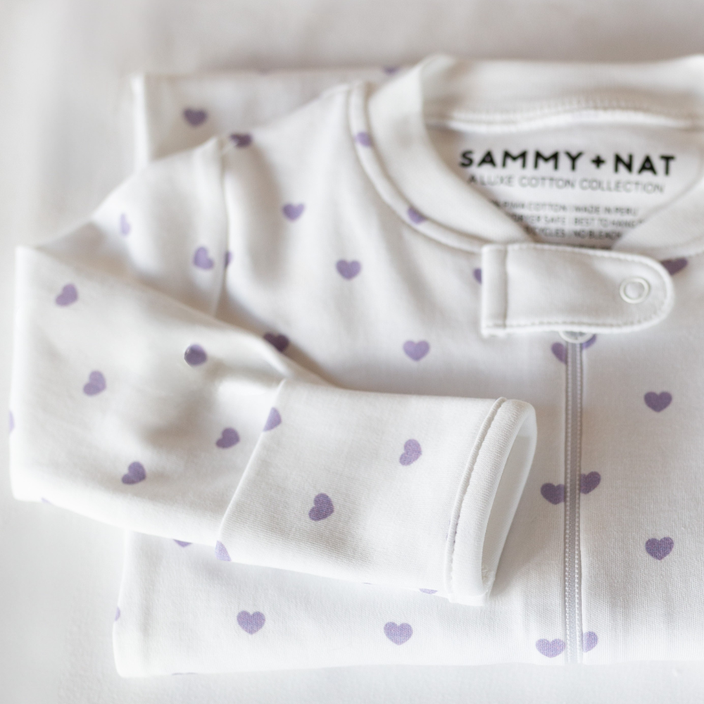 lavender love zipper